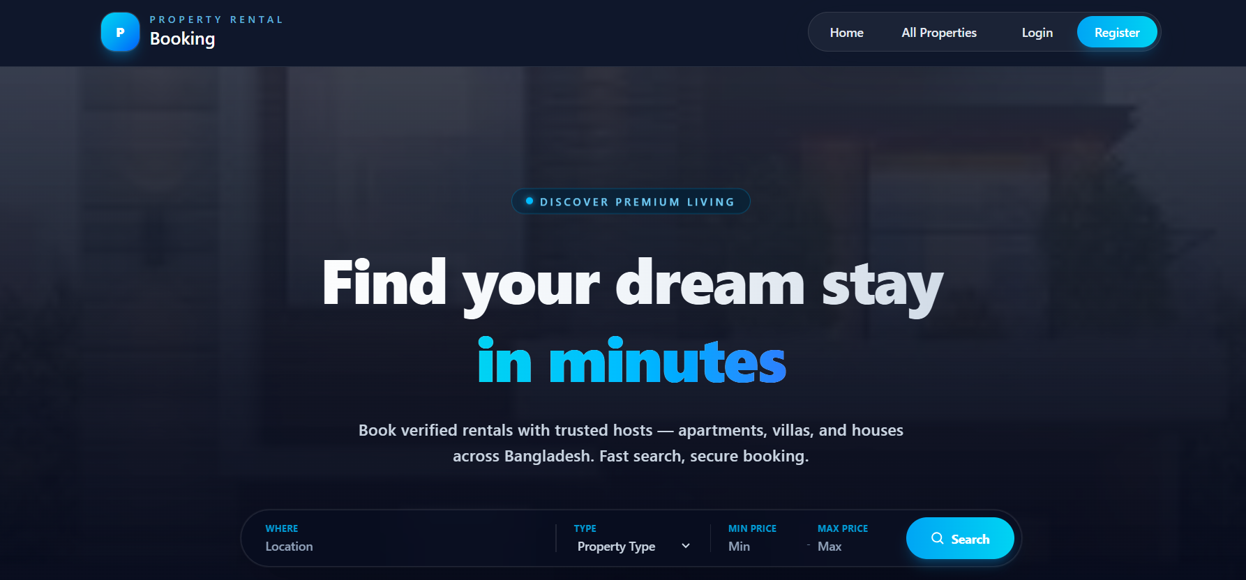 Property Rental & Booking Platform